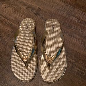 Michael Kors Gold Sandals